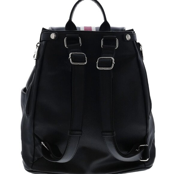 Court Couture Hampton Striped Tennis Backpack Racquet Pickleball Sling Bag Black main image 6